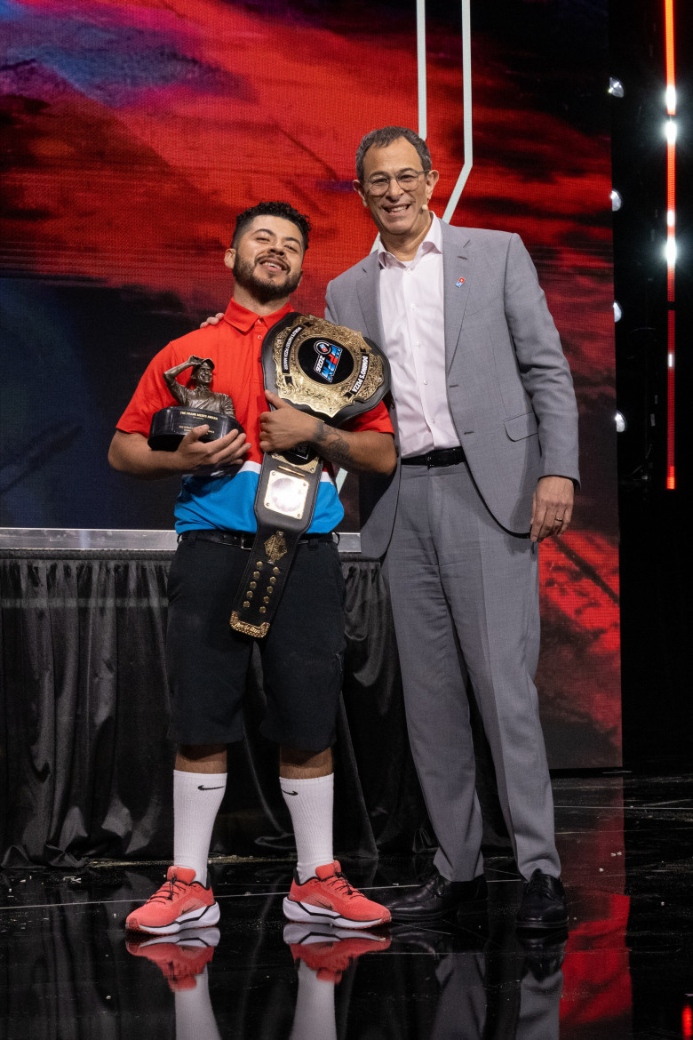 Richard Delcid Wins 2026 Domino's World's Fastest Pizza Maker