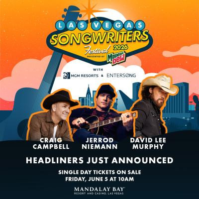 2026 Las Vegas Songwriters Festival at Mandalay Bay Lineup Revealed